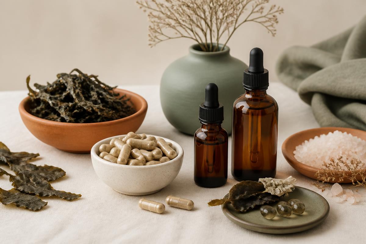 Produk herbal bahari Scienza berupa kapsul dan cairan obat dalam
